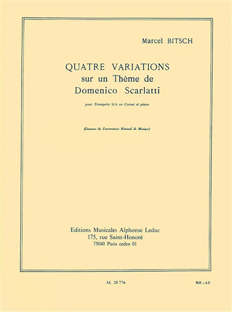 4 Variations Sur Un Theme De D Scarlatti